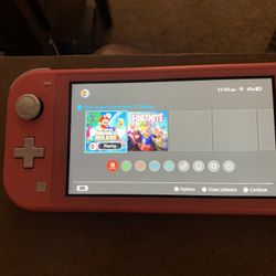 Coral Nintendo Switch Lite 25mg