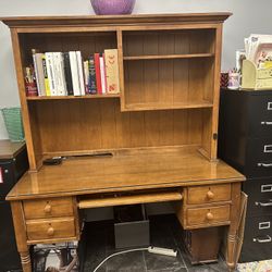 Desk With Shelves - Solid Wood