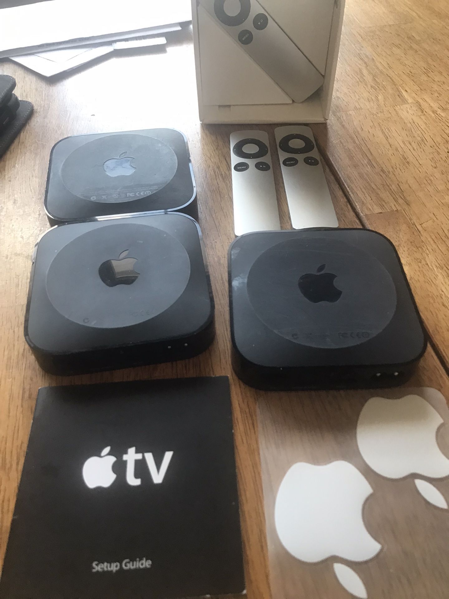 Three Apple TV 3rd Generation