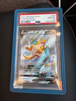 PSA 10 - FA/Dragonite V - Evolving Skies