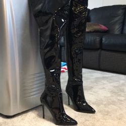 Ladies boots thigh high size 6 excellent condition
