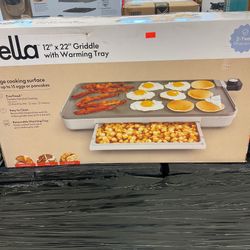 Bella Griddle With Warming Tray