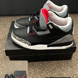 black cement 3’s