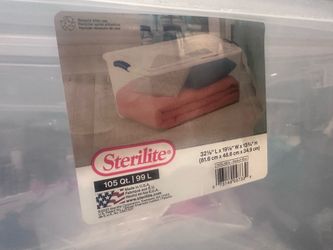 Sterilite 105 Qt. / 99 L Made In U,S.A. Fabriqué aux É.U. 1 Hecho en los E.U.A. : https://offerup.com/redirect/?o=d3d3LnN0ZXJpbGl0ZS5jb20= 13020S No e