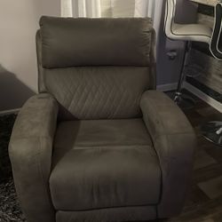 Gray recliner