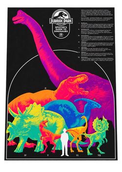 Signed Mondo Print - Taylor Jurassic Park Info original signed