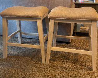 Ashley Skempton Counter Height Bar Stools – Set of 2 – Never Used