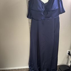 Navy Blue Morilee Bridesmaids Dress