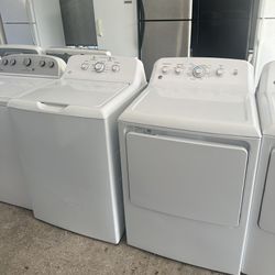 Ge Washer & Dryer Set Both Work Great Large Capacity/ 60 Day Warranty/ 10008 Us -92 Tampa Fl 33610
