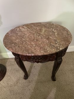 Marble top Coffee /side table and vase stand