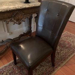 Leather Side Chair/ Desk Chair