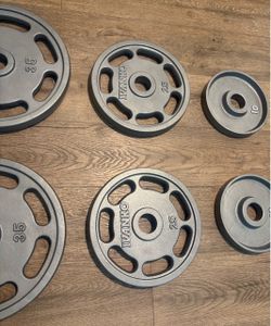 Olympic Reconditioned IVANKO’S  Weight plates  45s, 35s, 25s And 10s [230 Pounds]