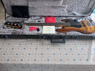 Fender American Ultra Precision Bass Texas Tea - Usa made