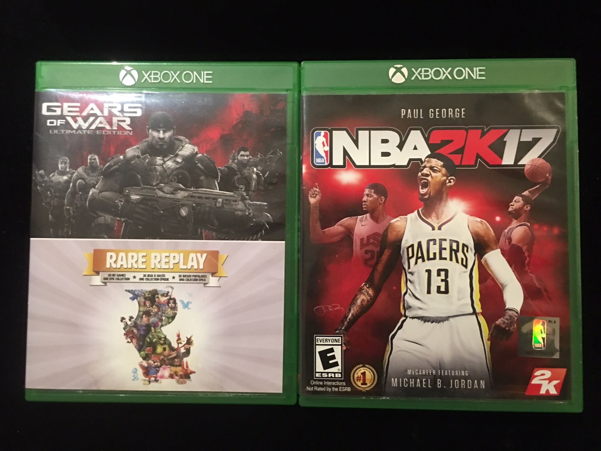 Microsoft White Xbox One 500GB Console+1 Controller+2 Games Gears