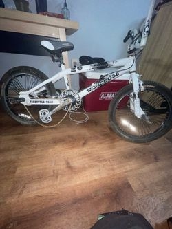 White and black 20 inch mongoose ko