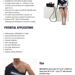 Game Ready Compression Therapy W/ Shoulder Attachments 