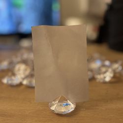 Diamond Card/Name Holder (set - 62 Pieces)