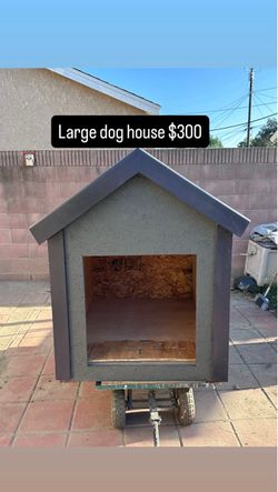 Dog House Hand Made Casa Para Perros Grande Large Dog  Size  Grande