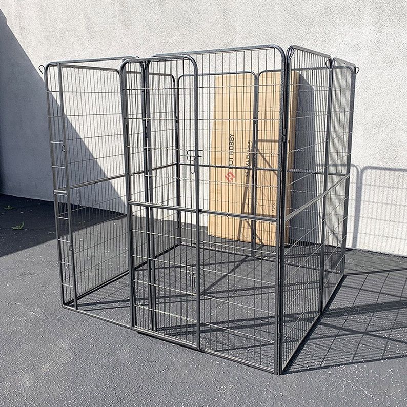 $145 (New in box) Heavy duty 5x5x5ft tall 8 panel pet playpen dog crate kennel exercise cage fence