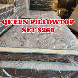 QUEEN PILLOWTOP SET 