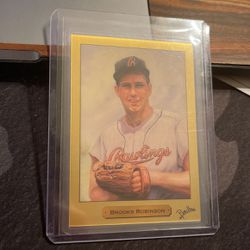1 Gram Gold Brooks Robinson Rawlings Baseball Card