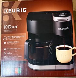 Keurig K-Duo Coffee Maker with 12-Cup Carafe