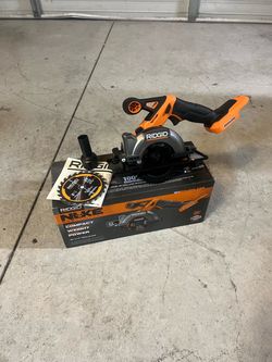 New RIDGID 18V NUKE SubCompact Brushless Cordless 4-1/2 in. Circular  (Battery Not Included)