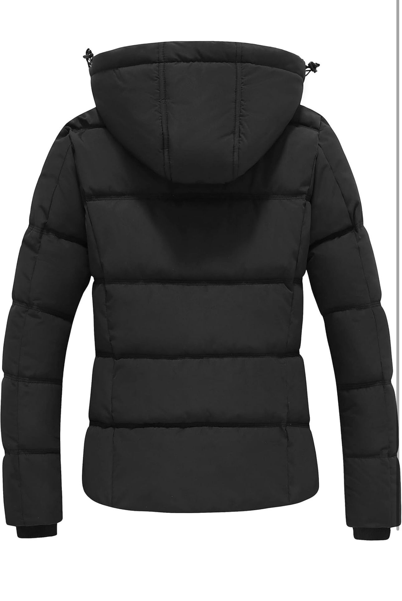 GGleaf Women's Winter Coats Quilted Puffer Jacket Warm Snow Coat with Removable Hood