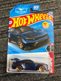Hot Wheels Blue Ford Mustang GTD – Brand New | Mustang 60
