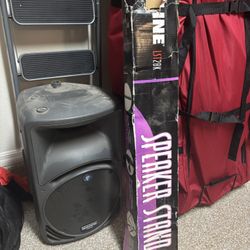 Speaker With Stand And P/A System
