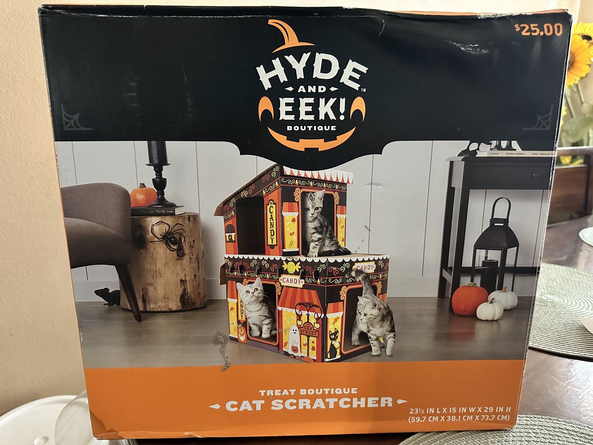 Halloween Cat Scratcher