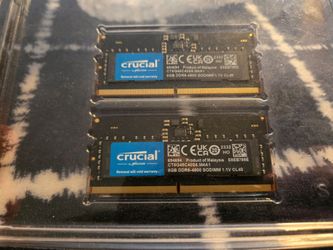 Crucial 16gb (x2 8gb) DDR5 4800 SODIMM Ram