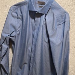 Calvin Klein Mens Dress Shirt 