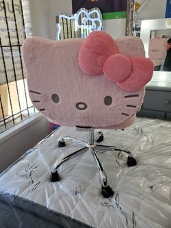 New Hello Kitty Swivel Pink Plush Chair Available In Other Colors 