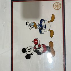Mickey And Donald Certified Print 