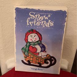 1998 Longaberger Pottery Snow Friends Cookie Mold Series