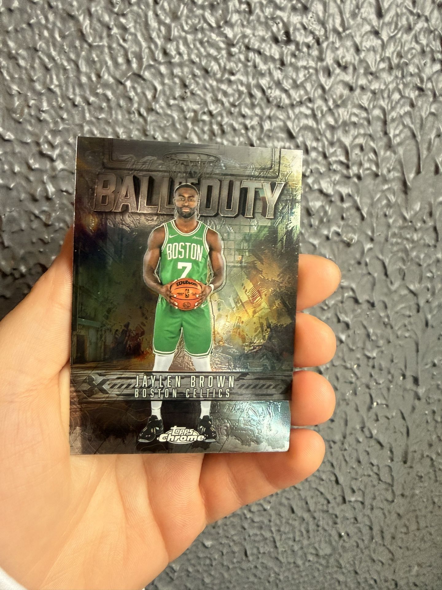 Jaylen Brown Ball Of Duty Topps Chrome