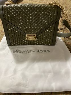Authentic Michael Kors Whitney Large Leather Satchel 