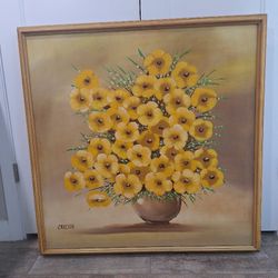 Vintage Flower Painting