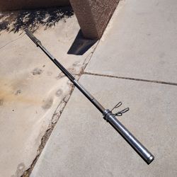 Delivery Available - 7 Foot Olympic Bar Barbell Straight No Warping 