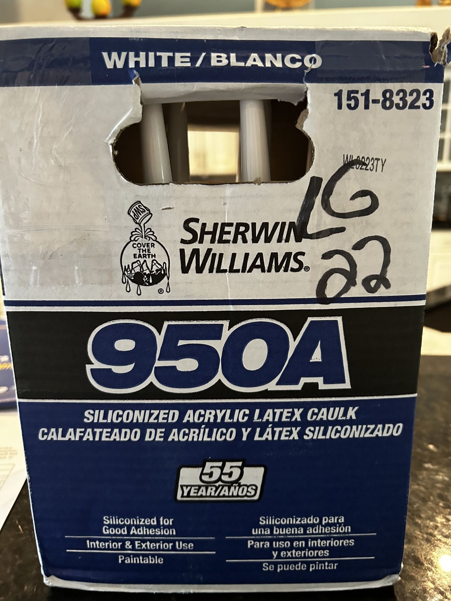 New Sherwin Williams950A Silicone Acrylic Latex Caulk (12
