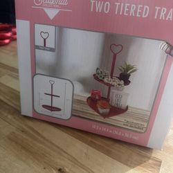 Valentine Two Tiered Tray 