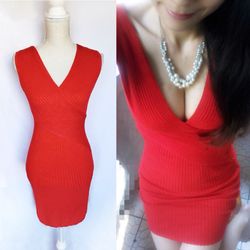 Brand new sexy sleeveless knit dress