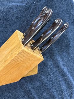 Knife Set with Wooden Block …. Cutco