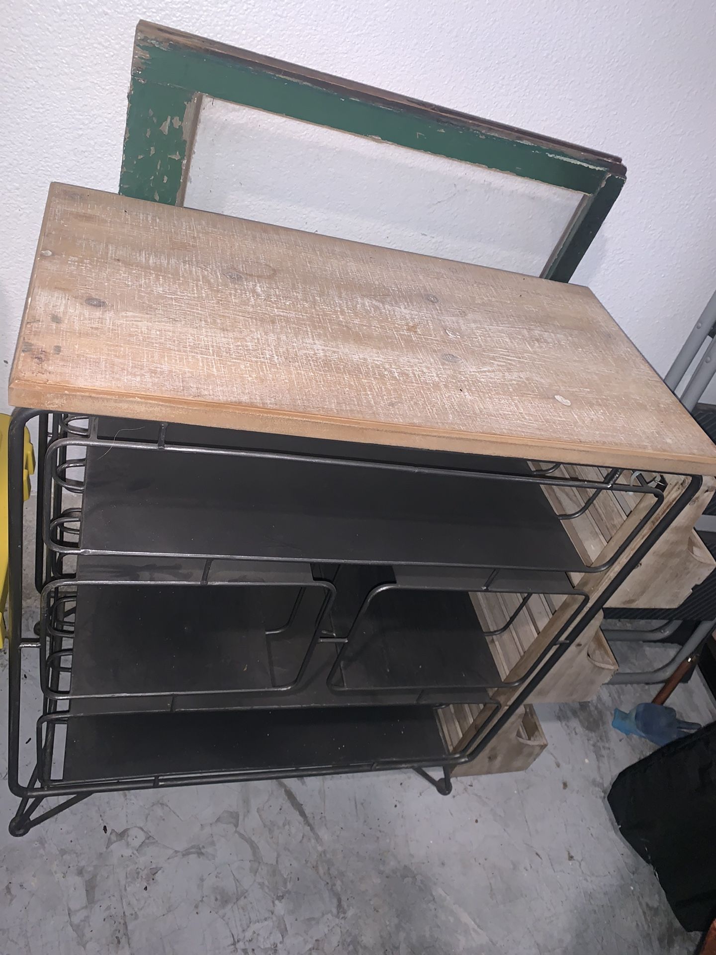 Wooden/Metal Shelf