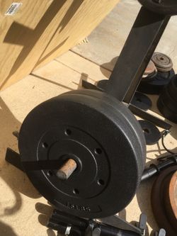 Vinyl weight plates standard 1” size