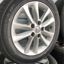 Rims And Tires.  Toyota’s 