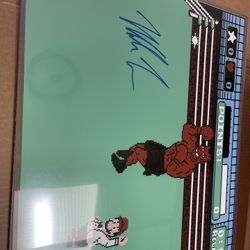 Mike Tyson Punch Out 16x20 Authentication Sticker & Certificate 