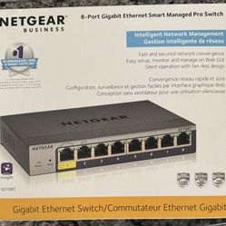 Netgear 8 Port Gigabit Ethernet Smart Managed Pro Switch