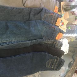 Levis (boys) 3 Size 4 And 2 From Children’s Place 1 Jumping Bean